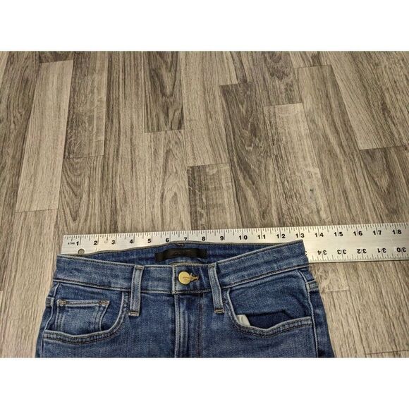 Joe's Womens Size 25 Flawless The Icon Mid Rise Skinny Cropped Denim Blue Jeans - Picture 8 of 12